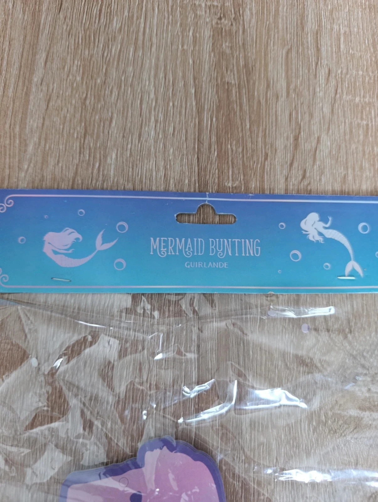 Guirlande Sirène Mermaid Bunting – Decoratie thema zee voor verjaardagen – Nieuw – photo 3